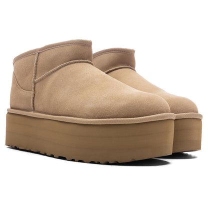 Womens Classic Ultra Mini Platform Sand