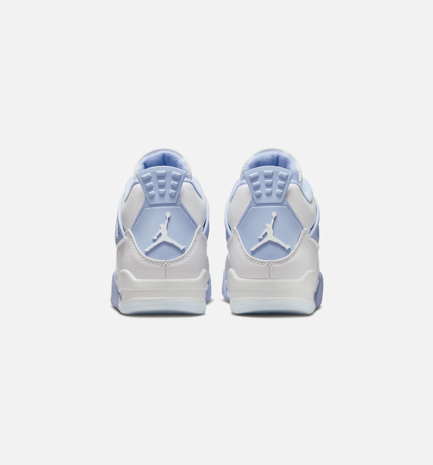 Air Jordan 4 Retro Aluminum Womens Lifestyle Shoe White Aluminum Blue Tint Oil Green