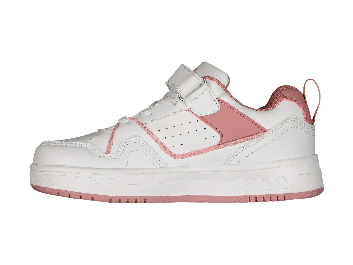Tenis Charly Blanco con Rosa para Niña