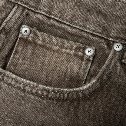 R3 Baggy Denim Washed Olive