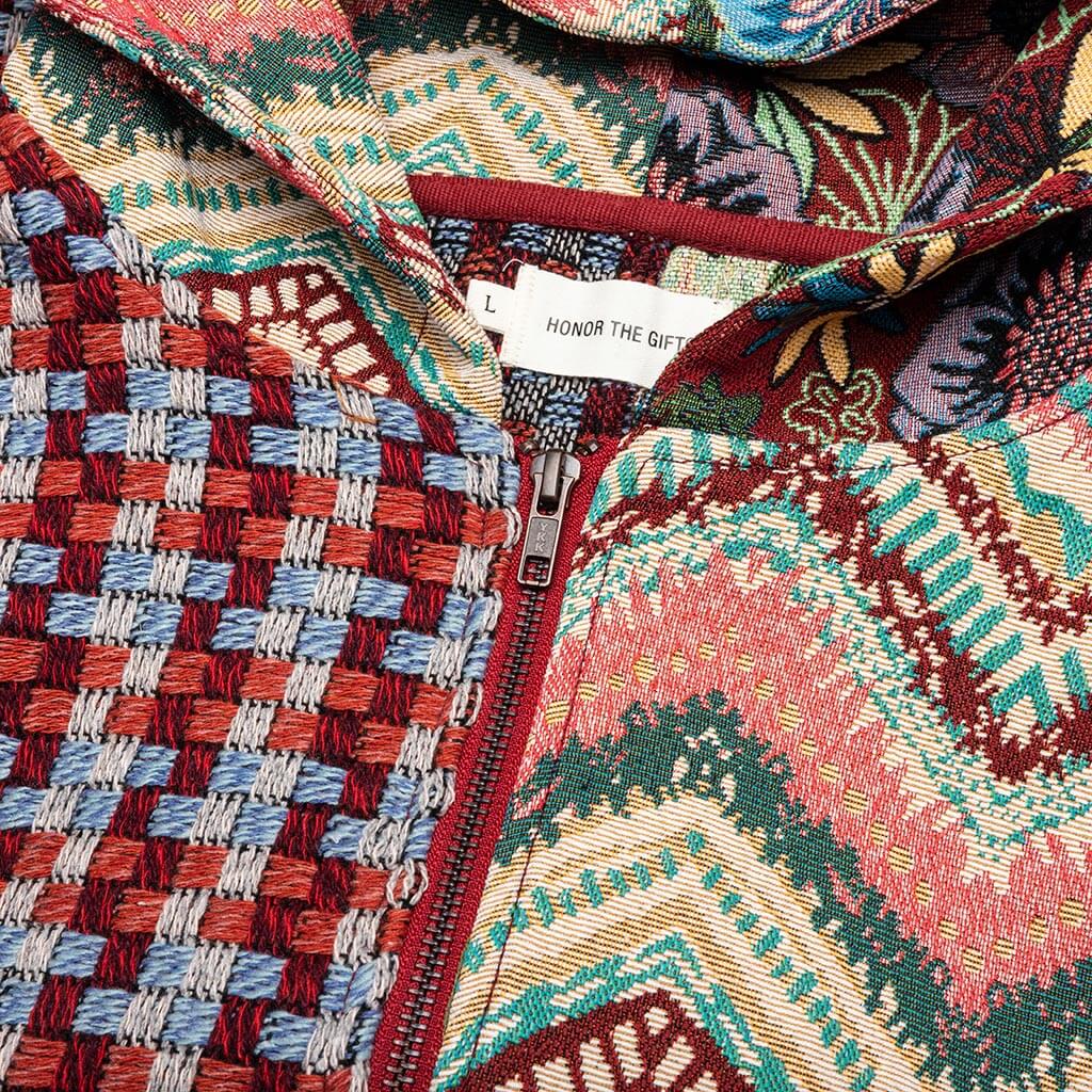 Tapestry Sounds Zip Hoodie Red
