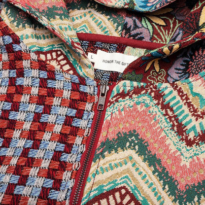 Tapestry Sounds Zip Hoodie Red