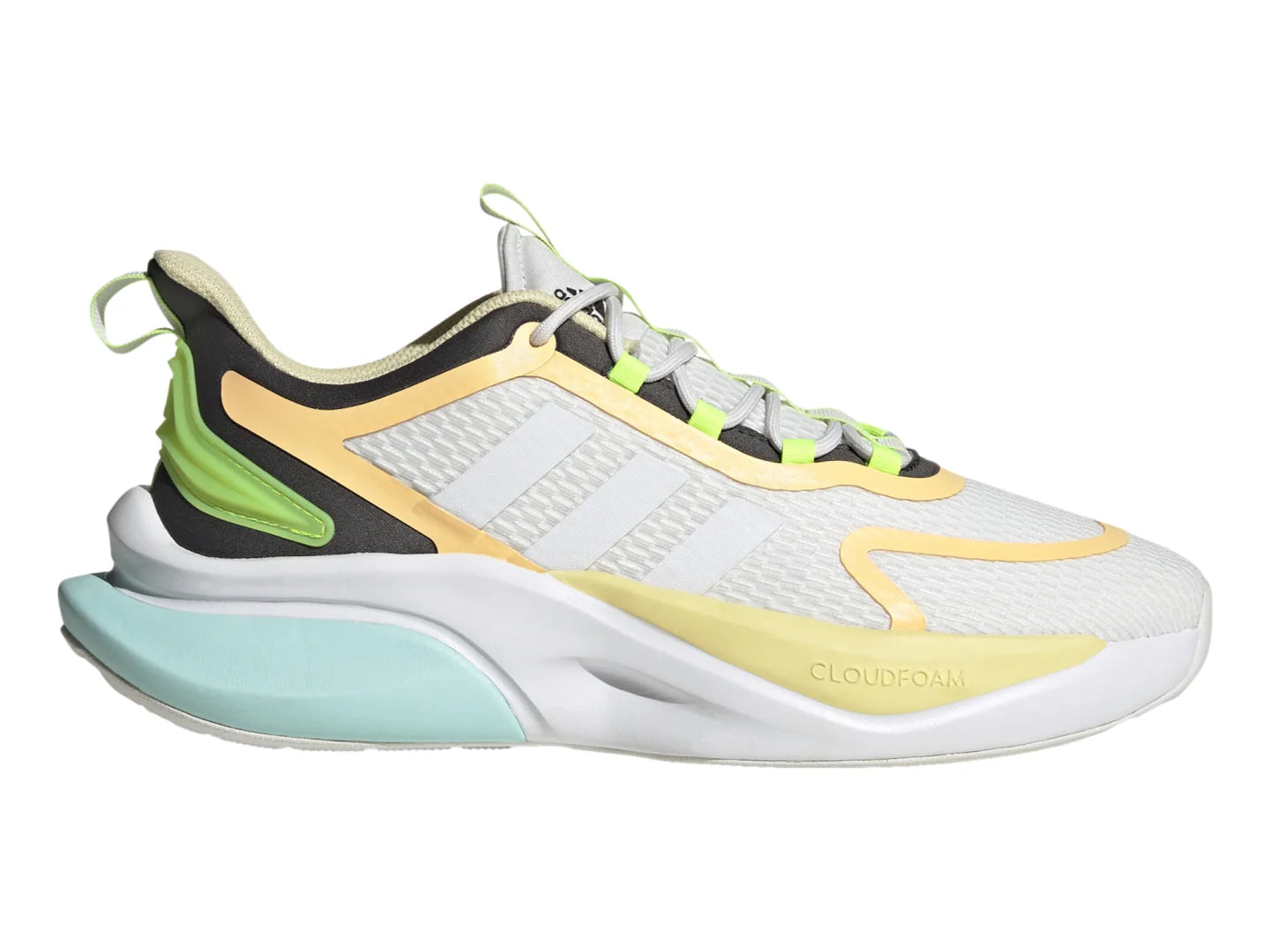 Tenis Adidas Alphabounce Blanco y Aqua para Hombre