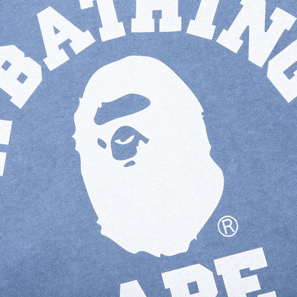Pigment Dyed College Relaxed Fit Tee Navy
