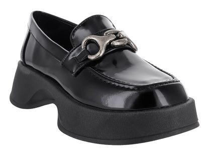 Mocasines MELIANA Camaleón Negro para Mujer