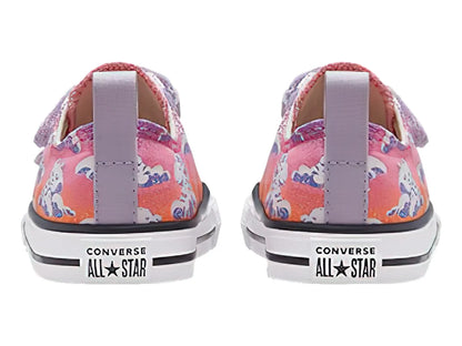 Tenis Converse Chuck Taylor All Star Morado y Rosa para Niña