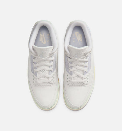 Air Jordan 3 Retro Sail And Jade Aura Mens Lifestyle Shoe Sail Jade Aura Aura Iced Carmine