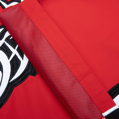 New Age Track Pant Red Yellow