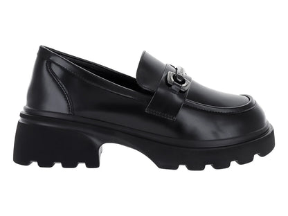 Zapatos Mocasines Roze Janfrin Negro para Mujer
