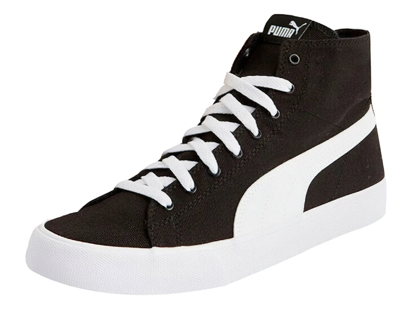 Tenis PUMA Bari Mid Negro y Blanco para Hombre