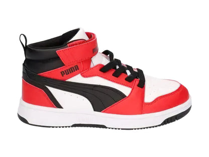 Tenis PUMA Rebound V6 Mid Multicolor para Niño