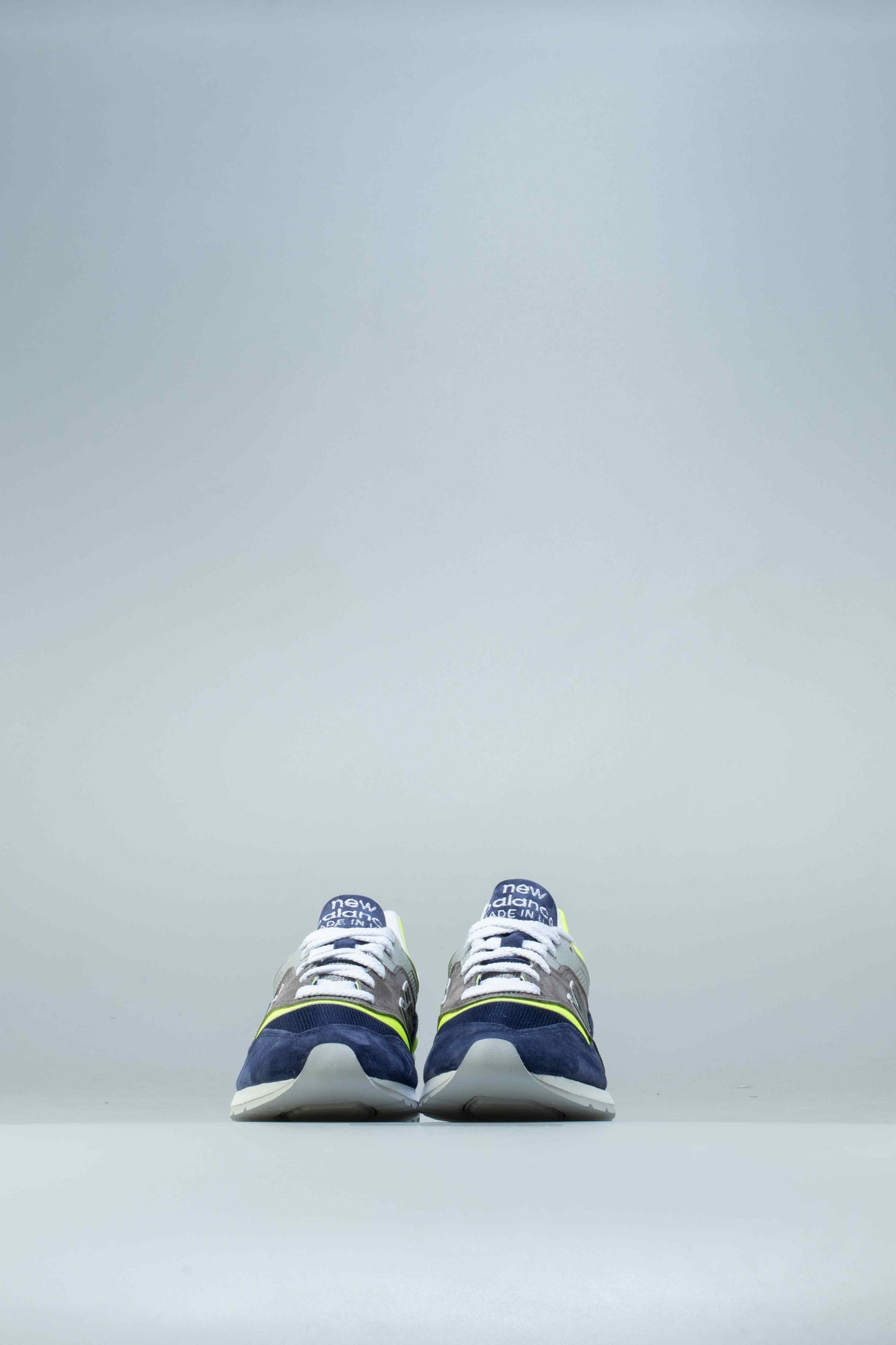 997 USA Made In USA Mens Shoes Blue Yellow