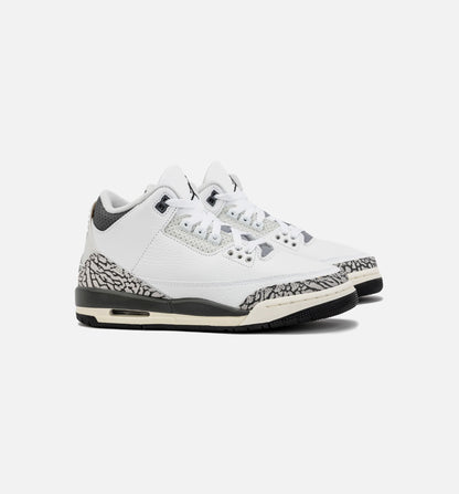 Air Jordan 3 Retro Hide N Sneak Grade School Lifestyle Shoe Black White