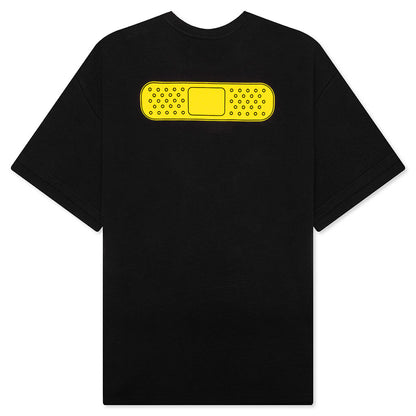 39 Waffle Tee Black Yellow