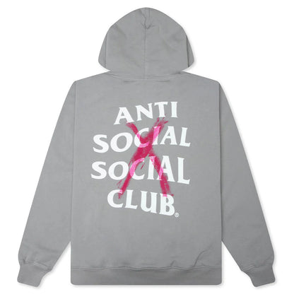 Cancelled Hand Painted Hoodie Grey