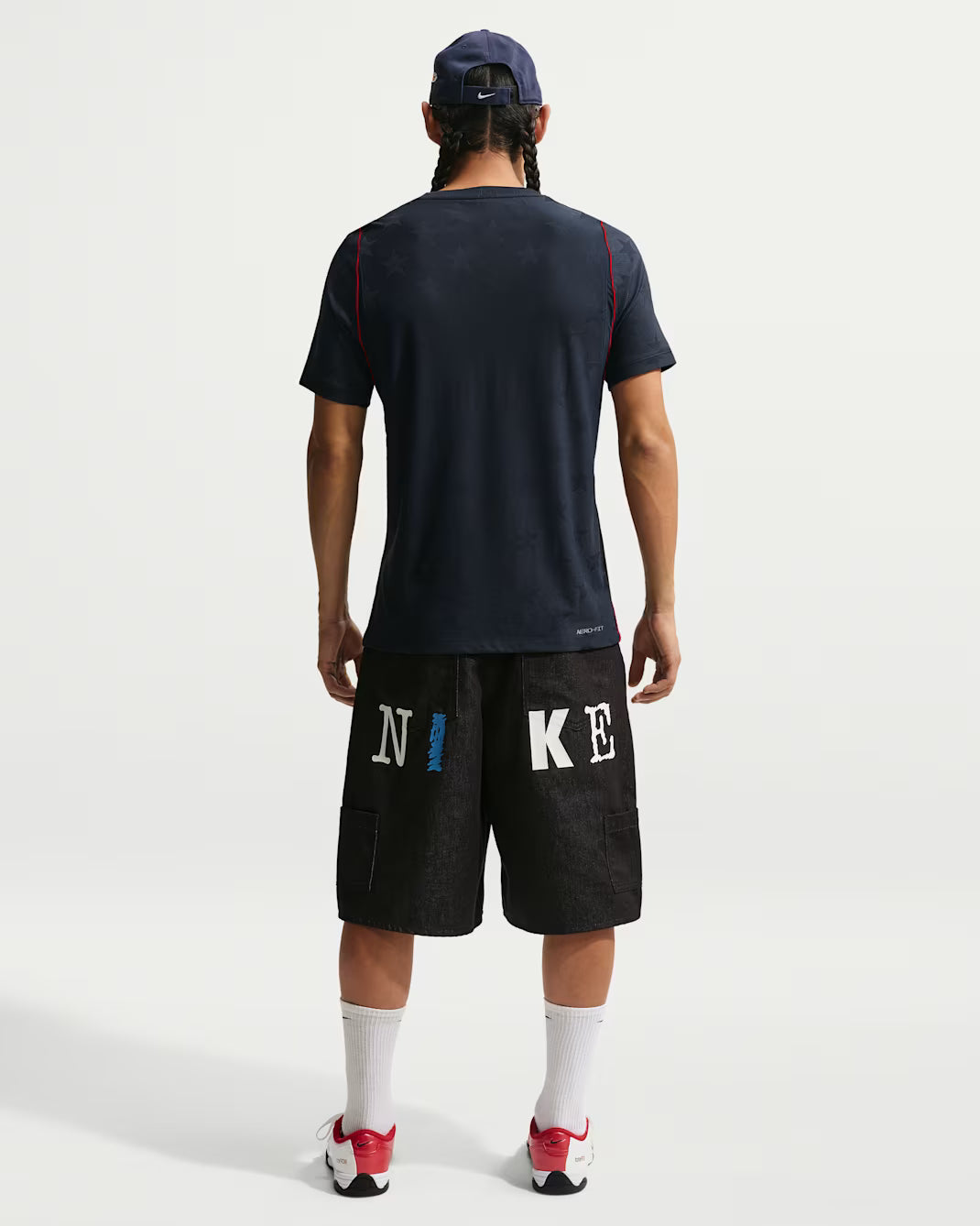 Nike USMNT Match Away Mens Soccer Jersey 2026 Navy NO STARS