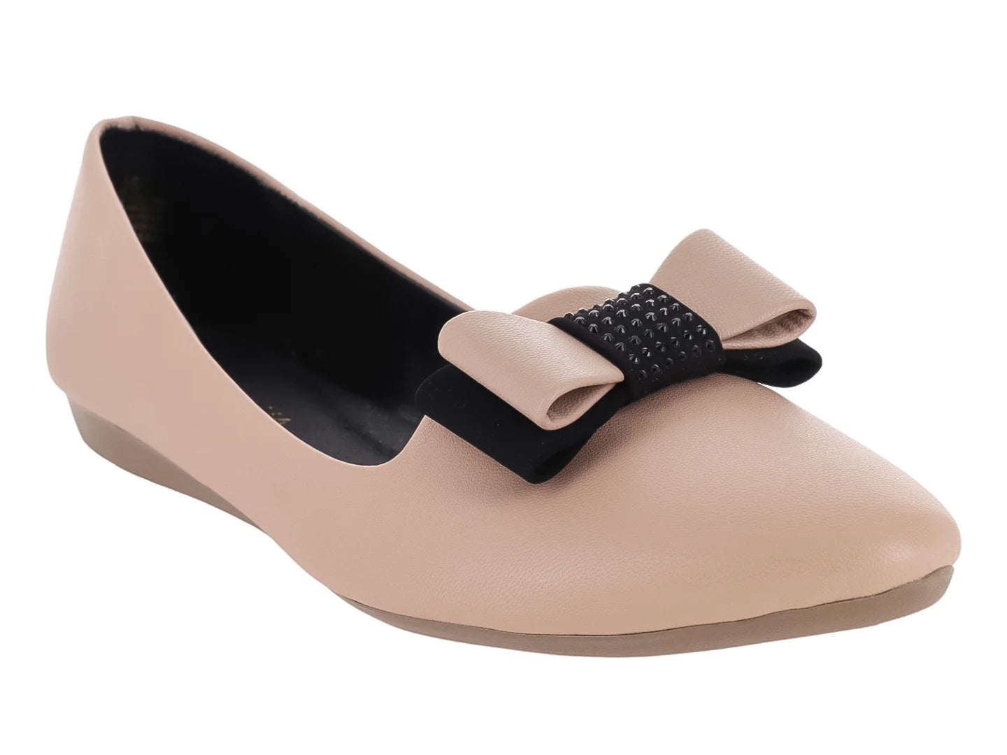 Zapatos Flats Ballerina MeliAna Color Maquillaje para Mujer