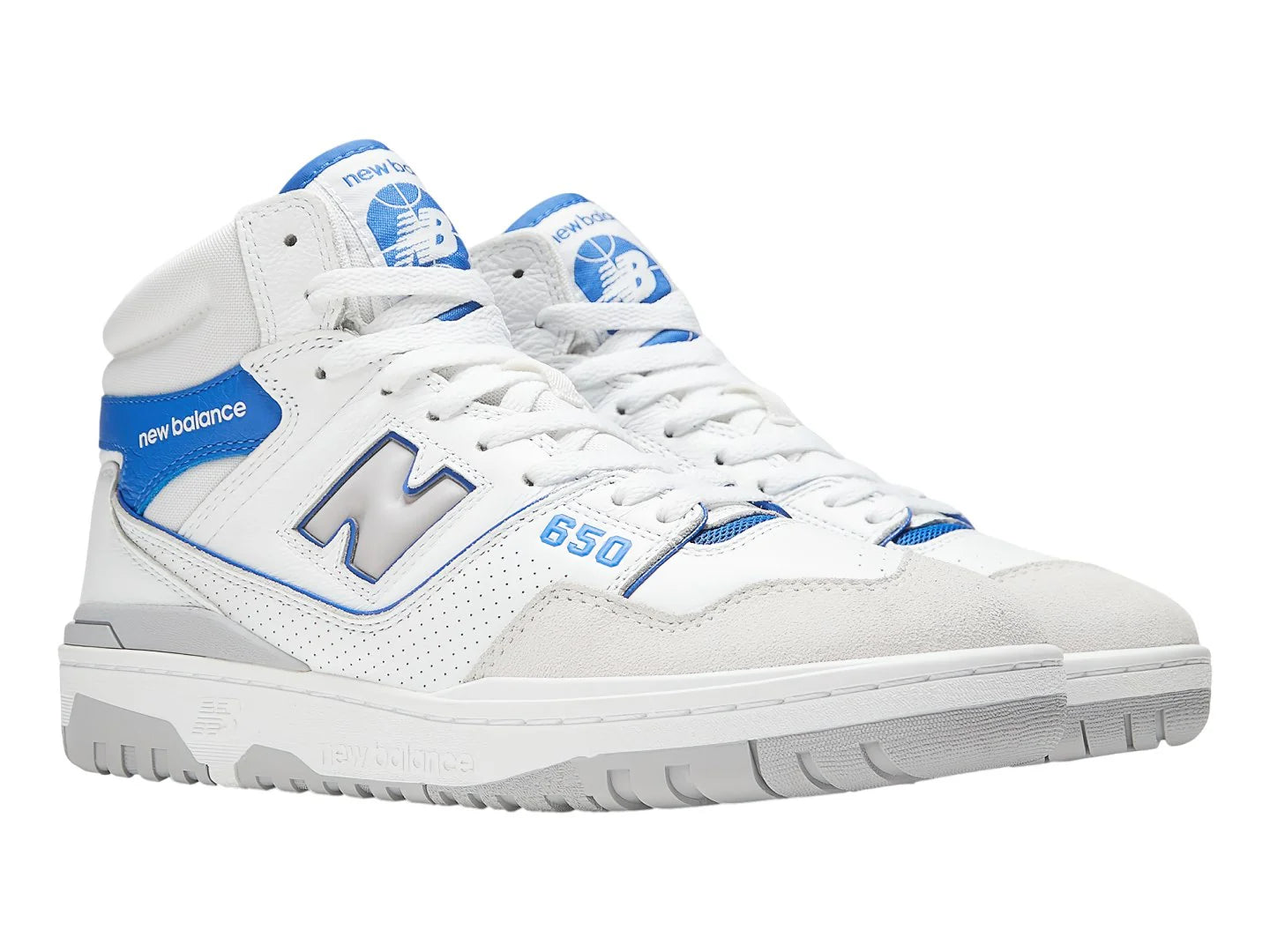 Tenis New Balance BB650 Blanco con Azul para Hombre