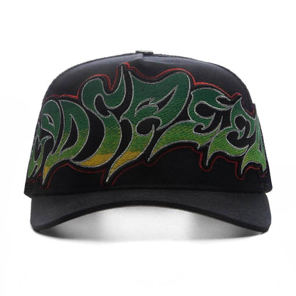 Neo Trucker Hat Black Yellow Red