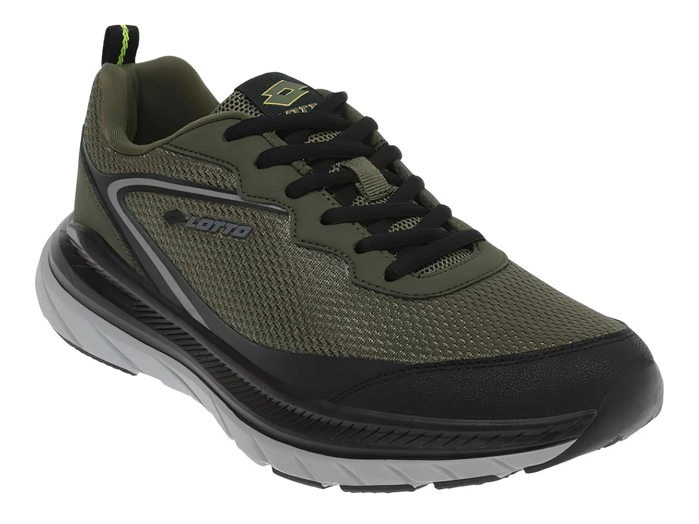 Tenis Lotto Lothar Color Oliva y Negro para Hombre