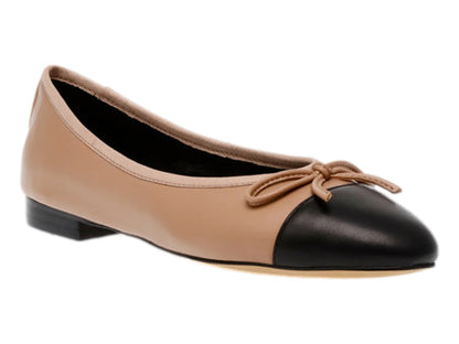 Zapatos Planos Steve Madden Bicolor Tan Black para Mujer