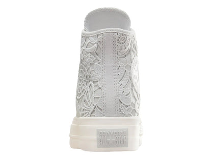 Tenis Converse Chuck Taylor All Star Lift Platform Gris para Mujer
