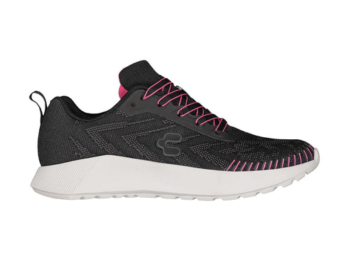 Tenis Charly Negros con Rosa para Mujer