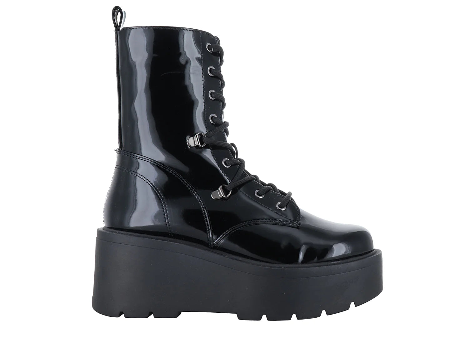 Botas Solie de Charol Negro para Mujer