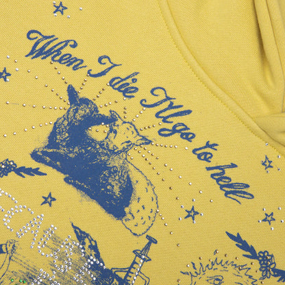 Already In Heaven Hoodie Yellow