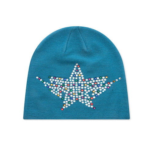 Color Stone STA Knit Cap Sax