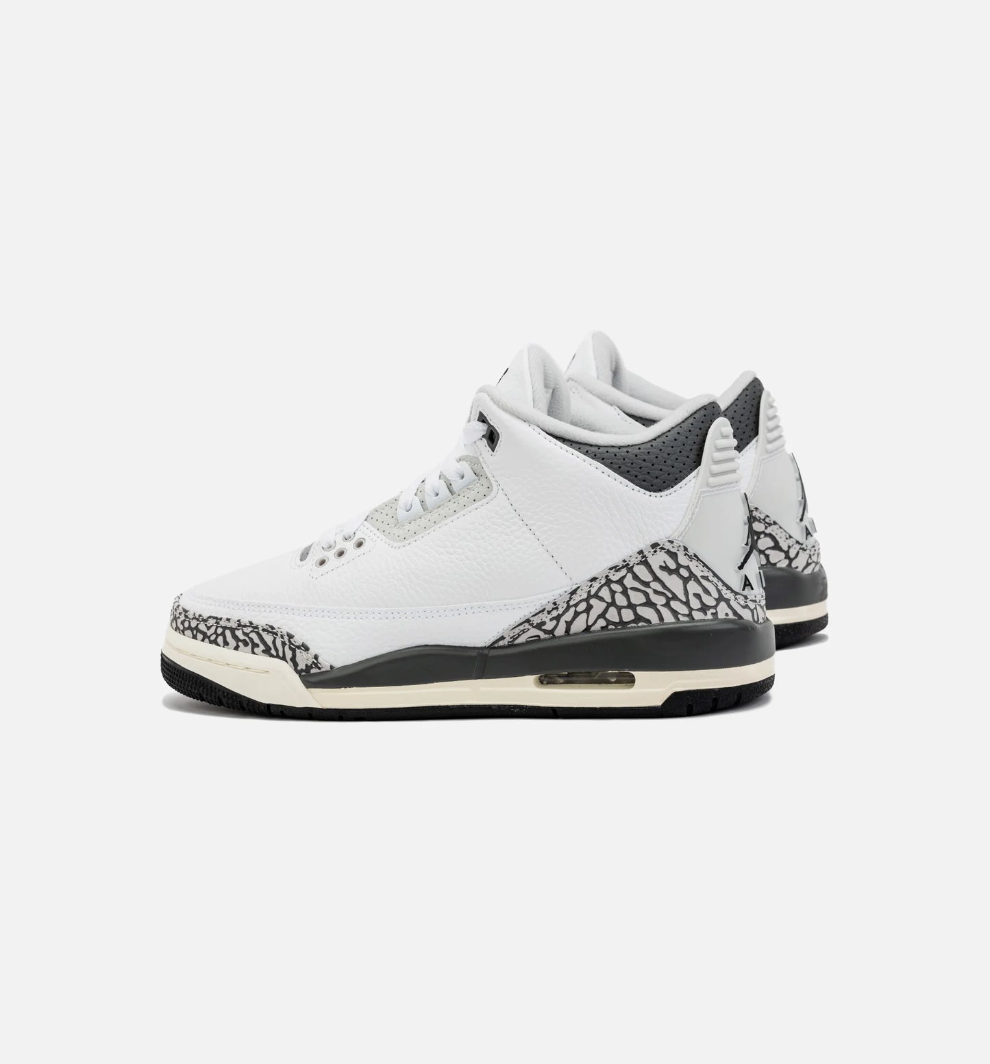 Air Jordan 3 Retro Hide N Sneak Grade School Lifestyle Shoe Black White