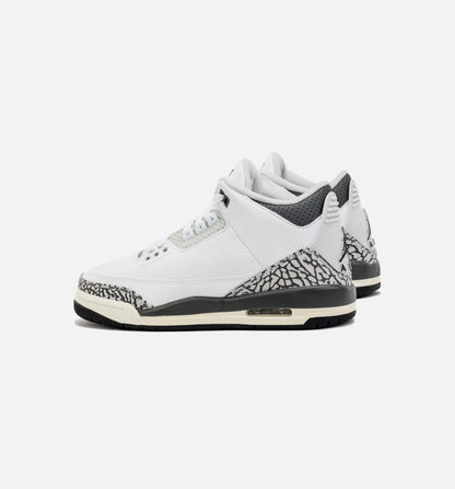 Air Jordan 3 Retro Hide N Sneak Grade School Lifestyle Shoe Black White