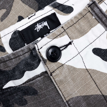 Military Cargo Pant Ripstop Snow Camo