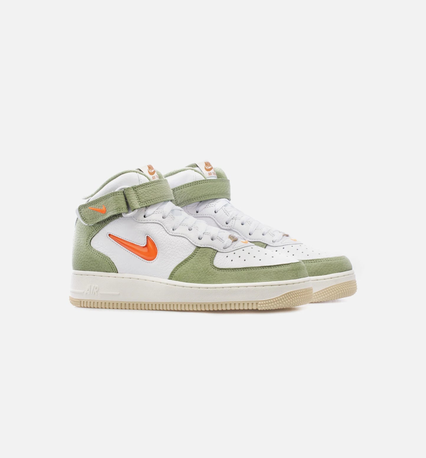 Air Force 1 Mid 07 Mens Lifestyle Shoe Green Orange