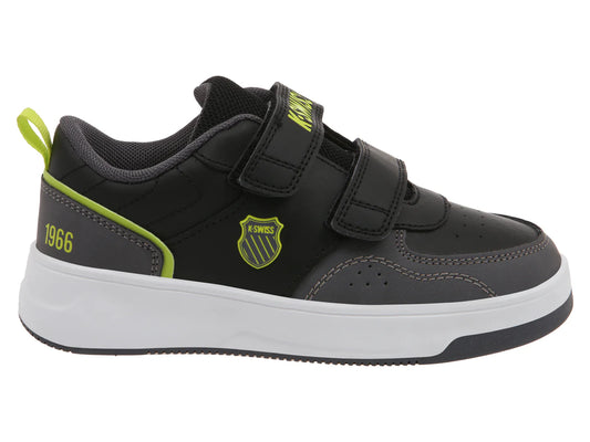Tenis K SWISS Doren CH Gris y Verde Lima para Niño