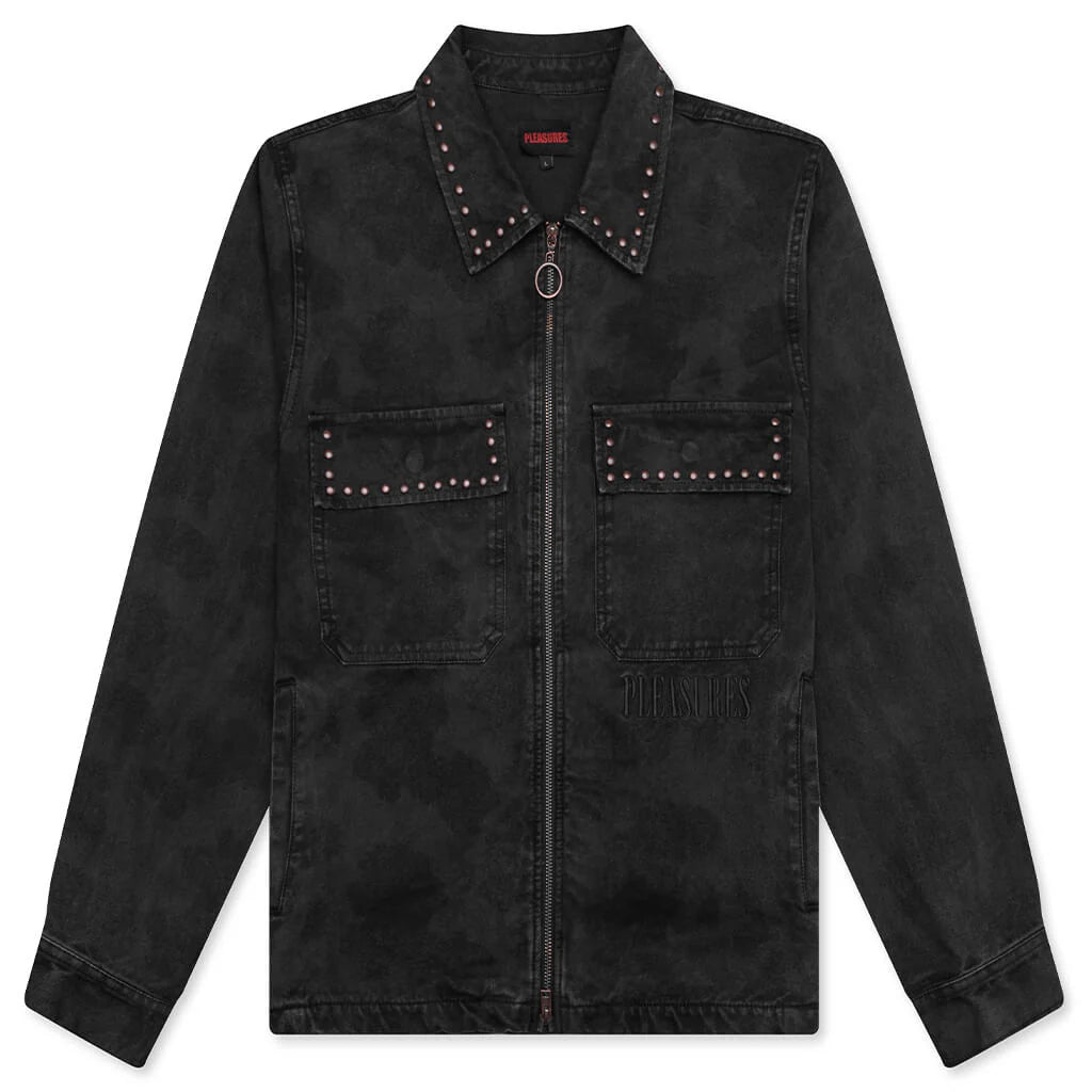 Cowhide Work Jacket Black