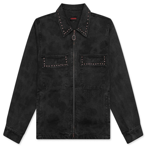Cowhide Work Jacket Black