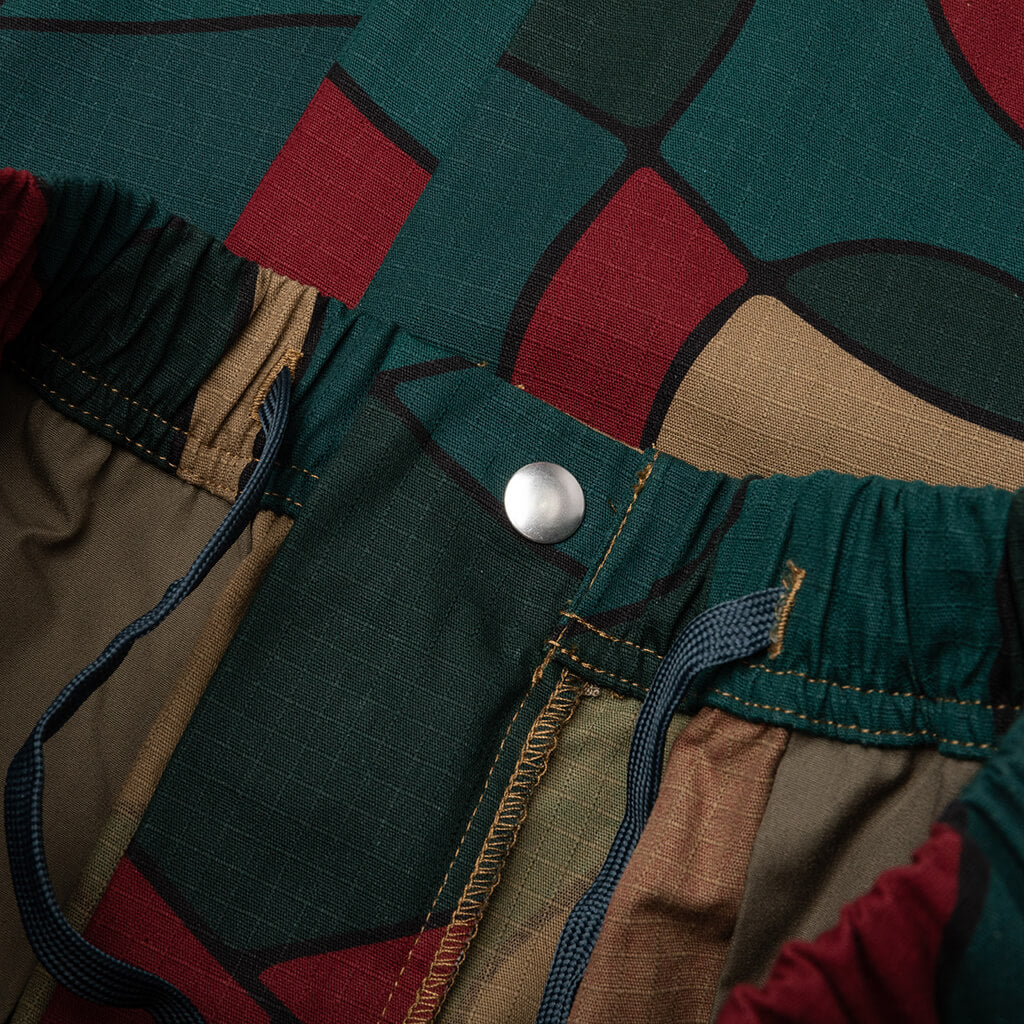 Trees in Wind Relaxed Pants Camo Green