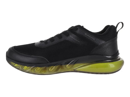 Tenis MAKENA Negro y Amarillo Neón para Niño