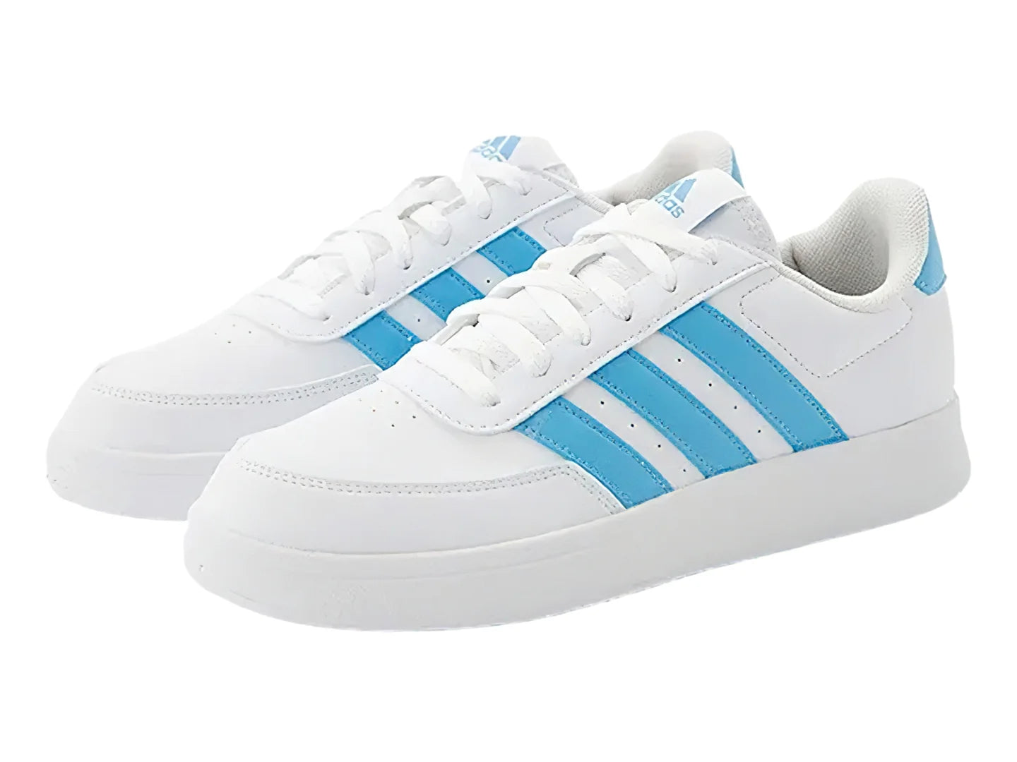 Tenis Adidas Breaknet 20 Blancos con Azul para Mujer