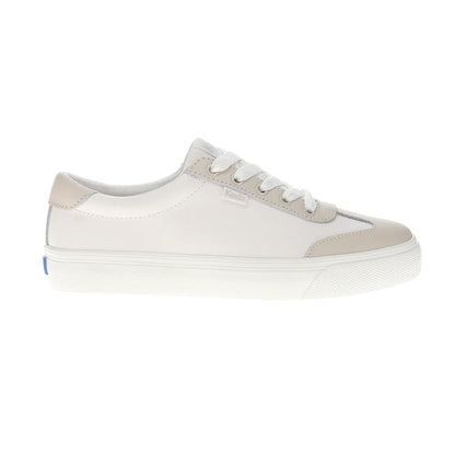 Jump Kick T-Toe Leather Lace Up Sneakers