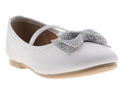 Zapatos Flats 4EVER Toronto Blanco para Niña