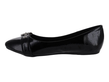 Zapatos Planos Luna Rosa Negro para Mujer