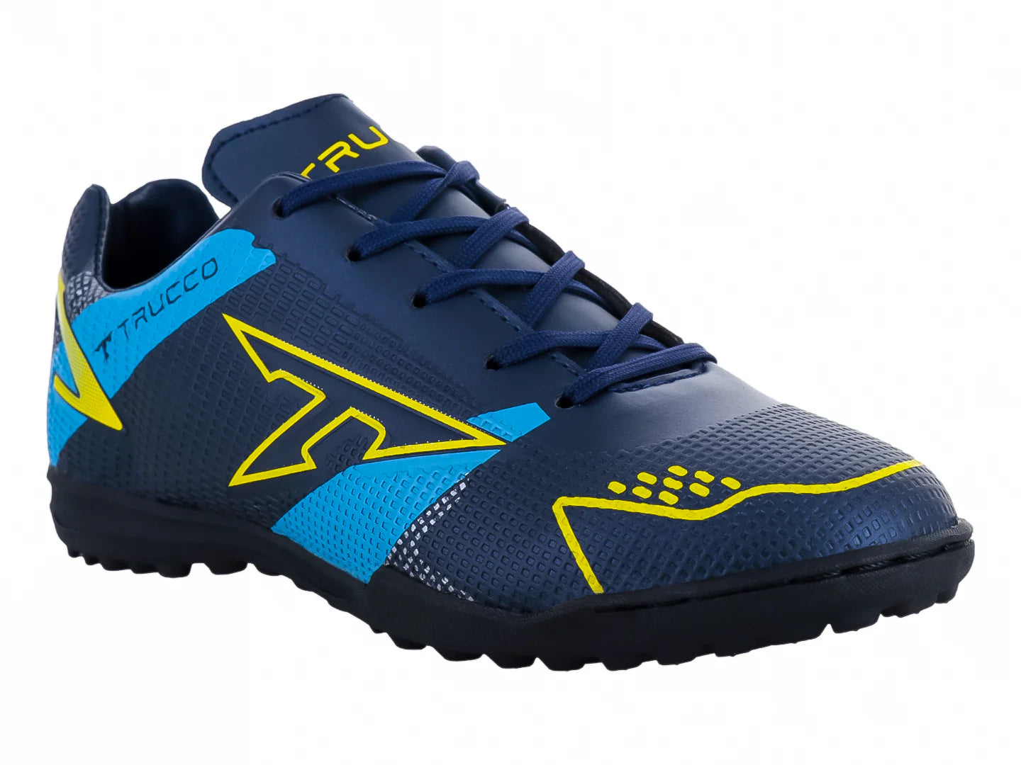 Tenis de Fútbol Leon Trucco Marino Amarillo Azul para Niño