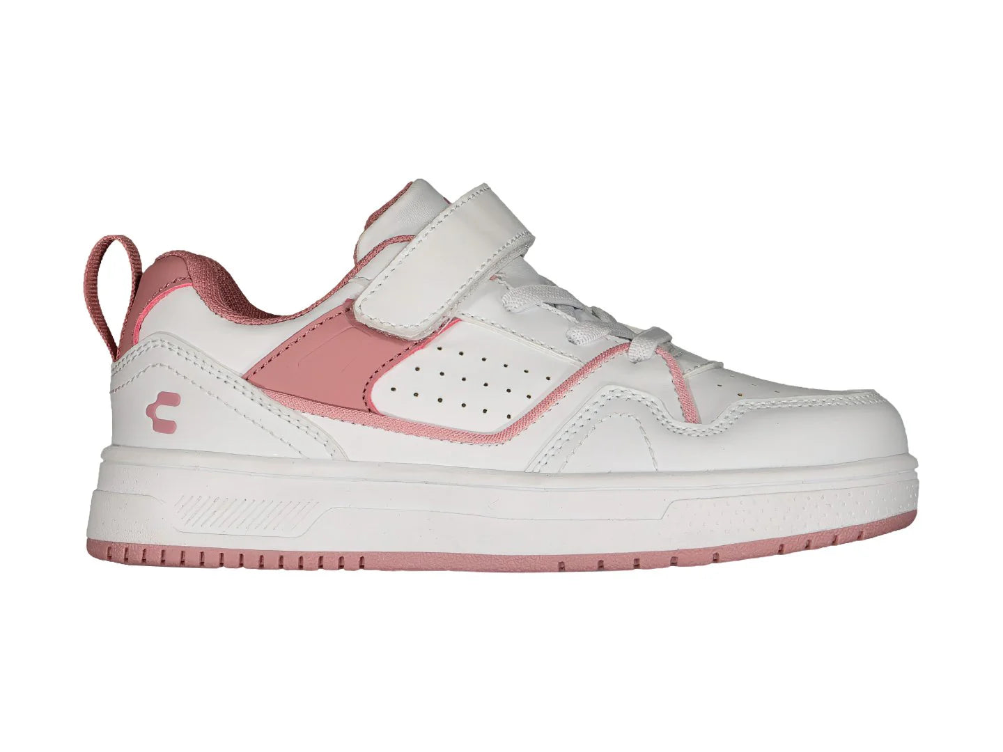 Tenis Charly Blanco con Rosa para Niña