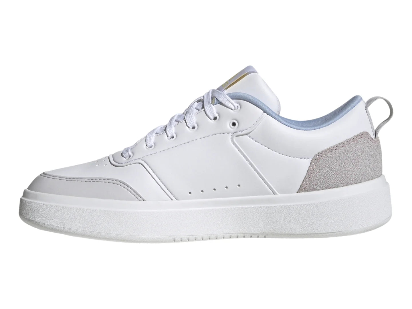 Tenis Adidas Park ST Blanco y Plata para Mujer