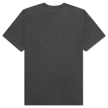Pigment Dyed College Relaxed Fit Tee Black