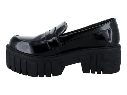 Zapatos Mocasines Punto Moda Negro para Mujer