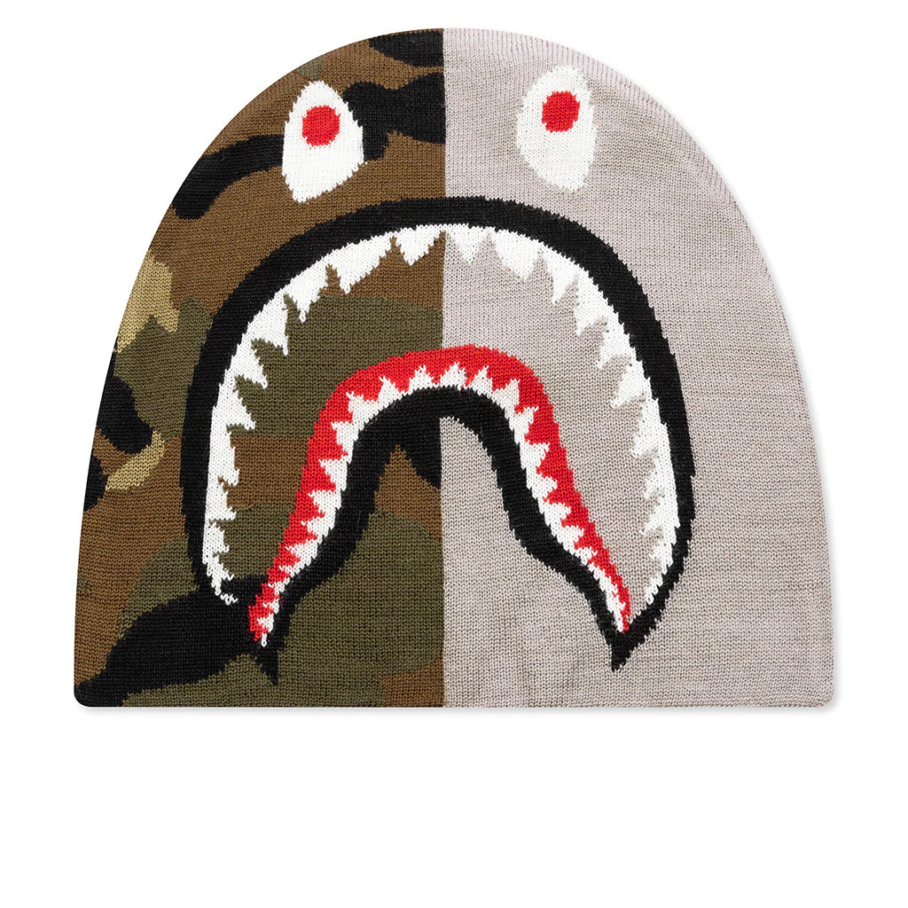 1st Shark Knit Cap Gray