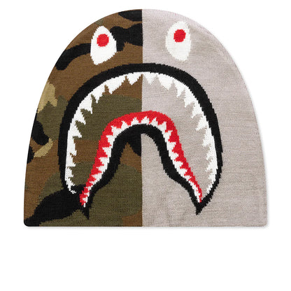 1st Shark Knit Cap Gray